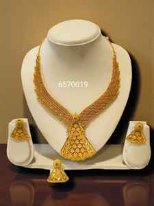 AWAIS HOUSE Collier Hiphop en laiton plaqué or 6 grammes avec diamant serti griffe infini, pour femmes africaines, festivals, mariages et fêtes - Product Image 6