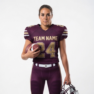 Uniforme de Fútbol Americano Sublimado con Nombre y Número del Equipo, Conjunto de Pantalones y Camiseta Deportiva con Cuello en V, Nombre y Número del Equipo - Product Image 6