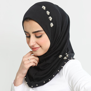 Hijab pour femmes, foulard hijab, voile pour femmes, hijab en mousseline, hijab en soie, hijab en satin, hijab carré, hijab pashmina violet, sous-foulard - Product Image 2