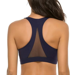 Soutien-gorge de sport réversible sans dos pour femme, écologique, antichoc, respirant, avec logo frontal, maintien moyen, pour la course et le fitness - Product Image 2