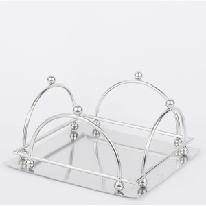 Portarrollos de acero inoxidable para mesa, para sala de estar y decoración de mesas infantiles, soporte de acero para pañuelos - Product Image 1