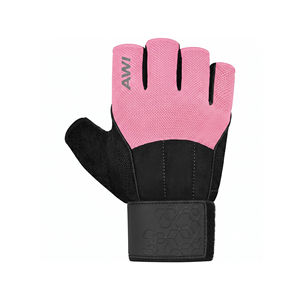 Unisex Half-<b>Finger</b> Fitness Gloves With Wrist <b>Support</b> For Weight Lifting Strength Training Breathable Non-Slip - Product Image 2
