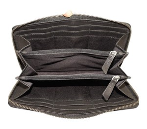 Stunning Pattern Durable Leather Ladies Long <b>Wallet</b> Multiple Card Slots Large Capacity Organizer <b>Secure</b> Zip Around Closure - Product Image 4