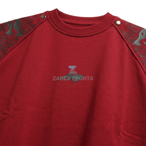 Fabricante de Ropa Urbana de Moda, Camiseta Extra Grande de Manga Larga para Hombre, Algodón Grueso, Diseño Personalizado, OEM ODM Premium - Product Image 3
