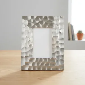 Handmade Agate Quartz Marble Photo <b>Frame</b> Luxury Rectangular Tabletop Picture Display Modern Home Office Decorative Gift Premium - Product Image 2