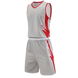 Uniforme de basket-ball personnalisé de haute qualité, design géométrique noir et bleu, impression par sublimation, col en V, sans manches, respirant, maillot d'équipe - Product Image 5