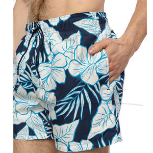Hot Sale Best Selling <b>Men's</b> Waterproof Striped Print Beach <b>Shorts</b> with Drawstring Closure Custom Made <b>Knee</b> <b>Length</b> - Product Image 3