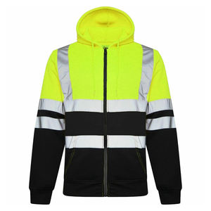 เสื้อฮู้ดโพลีเอสเตอร์สะท้อนแสงแบบสวมหัวสำหรับงานความปลอดภัย รุ่น Hi Viz ความปลอดภัยสูง สีพื้น - Product Image 6