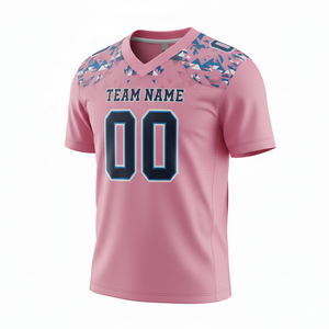 Maillot de football personnalisé pour adultes, manches courtes, respirant, option grande taille, devant 100% polyester, col en V - Product Image 5