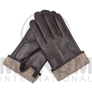 Genuine Leather Gloves, Leather, Elegant Men's Gloves - Product Image 6