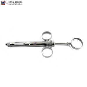 Jeringas de Cartucho de Aspiración Dental de Calidad Premium Fig. N.° 3 con 2 Placas Metálicas Reutilizables de Acero Inoxidable para Anestesia Local - Product Image 3