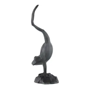 Sculpture en fer de luxe haut de gamme pour hôtels de charme, sculpture artistique en métal pour villas modernes, sculpture polie moderne - Product Image 2