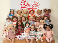 Poupée Reborn Babeside Sunny 17" Fille Réaliste, Poupée Reborn Tendance Bébé Fille en Silicone