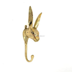 Golden Duck Neck <b>Hook</b> Luxury Towel Holder Home Decor Handcrafts Sculpted Brass Animal Theme Self Adhesive Wall Decor <b>Hooks</b> 2025 - Product Image 4