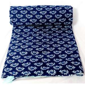 Tela de Algodón 100% con Estampado Tradicional a Bloque, Diseño Geométrico, por Metro, Precio de Fábrica - Product Image 3