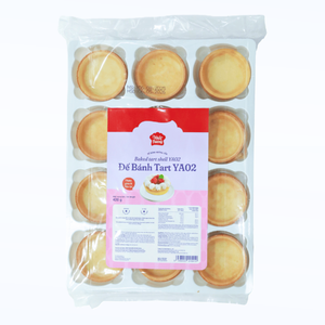 Coque de tartelette aux œufs congelée de qualité supérieure OEM/ODM pour boulangerie, référence YA02, 420g, sucrée, HALAL, en promotion - Product Image 1