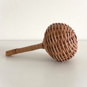 Sonajero de ratán Montessori para bebés, precio competitivo, sonajeros infantiles tejidos a mano, juguetes de dentición para bebés - Product Image 1