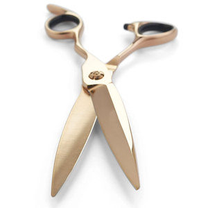 Tijeras de Corte de Pelo Profesionales de Primera Calidad en Oro Rosa con Cuchillas de Acero Inoxidable Ultra Afiladas para Salón, Barbería y Uso Doméstico - Product Image 2