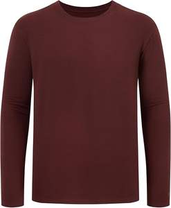 Camiseta de Pesca de Manga Larga para Hombre, Cuello Redondo, Premium, UPF 50+, Protección UV, Casual, de Alto Rendimiento - Product Image 4