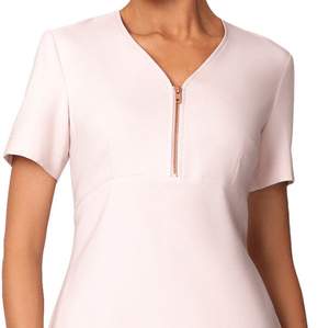 Uniformes de Esteticista al por Mayor, Color Negro, Cuello en V, Túnica para Damas, Uniforme de Spa para Mujer - Product Image 5