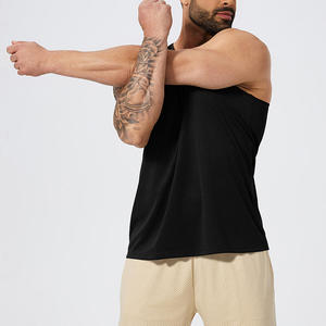 Mens <b>Athletic</b> Training Tank Top Breathable Sleeveless Gym Vest Lightweight Fitness Muscle Wear Quick Dry Active Apparel - Product Image 4