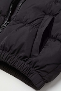 Chaqueta Acolchada para Mujer, Diseño Nuevo, Manga Larga, Material Exterior de Poliéster, Color Negro, Chaqueta Acolchada para Mujer - Product Image 5
