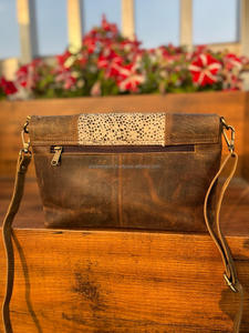 Nuevos bolsos de hombro de cuero de piel con estampado de animales de estilo occidental, bolsos laterales de cuero de piel auténtica de alta calidad - Product Image 6