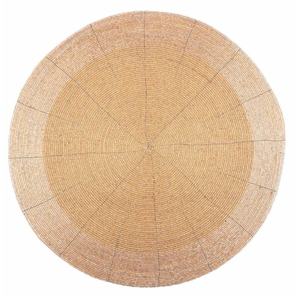 High Quality Glass Beaded Table Mat Handmade Glass Beads <b>Place</b> Mat for <b>Gathering</b> Occasional Decoration and Family Parties - Product Image 2