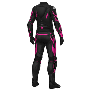 Traje de Motocicleta Personalizado de Cuero Genuino, Ropa de Moda para Carreras de Motos y Automovilismo con Protección de Alta Calidad - Product Image 6