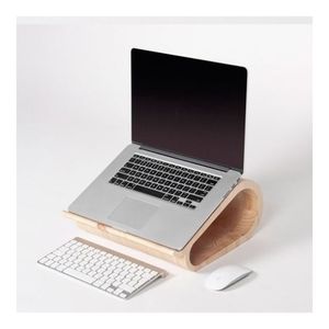 Support trépied pour ordinateur portable en bois écologique, modèle 2026, le plus vendu, avec design ergonomique réglable pour le travail sur bureau et les études en ligne - Product Image 4