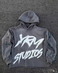 Survêtements de jogging de qualité supérieure, faciles à porter, respirants, avec logo personnalisé, grandes tailles, vêtements décontractés avec pantalon à cordon de serrage - Product Image 2