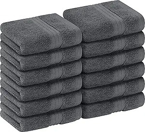 Serviettes de bain en coton pur de qualité supérieure, design tricoté, écologiques, épaisses, couleur unie, style hôtel - Product Image 3