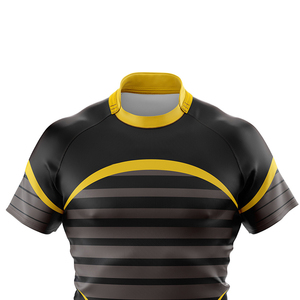 Vêtements de sport, maillot de rugby pour hommes et femmes, tendance, extensible, manches courtes, disponible à prix raisonnable, service OEM disponible - Product Image 4