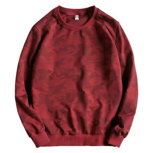 Sudadera para hombre con hombros caídos y lavado ácido, personalizable, lisa, de cuello redondo, mezcla de algodón, estilo oversize - Product Image 1