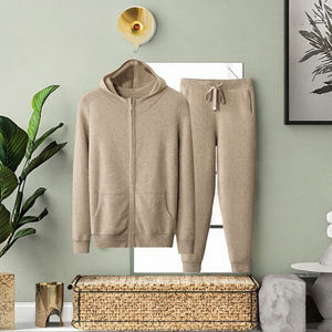 Suéter de Punto Transpirable para Hombre, Conjunto de 2 Piezas de Algodón, Traje Deportivo de Invierno, Suéteres Casuales de Alta Calidad, Ajuste Cómodo - Product Image 5