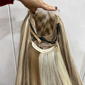 Pelucas de cabello humano liso natural de alta calidad para mujeres africanas, con encaje HD y raya al medio, sin desprendimiento ni enredos. - Product Image 3