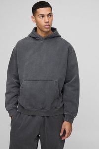 Men <b>Oversized</b> Stacked Tracksuit Luxury Lightweight Baggy Hoodie <b>Jogger</b> Set Urban Streetwear Acid wash Custom OEM Supplier Autumn - Product Image 3