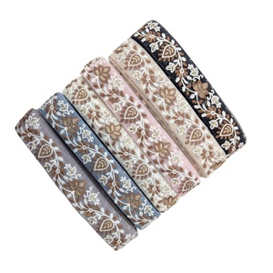 Premium Quality Handmade 100% Cotton Lace Trimmings & Ribbons with <b>Sequins</b> High Fashion & Crafting Decor for Wedding Dresses - Product Image 1