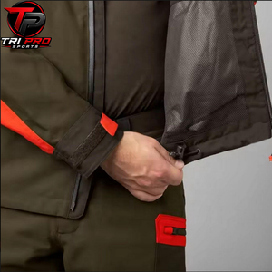 Veste Softshell de Chasse Unisexe TriPro Sports Hiver avec Capuche Intégrée, Fermeture Éclair Intégrale, Poignets Ajustables, Épaules Contrastantes et Détails Frontaux - Product Image 4