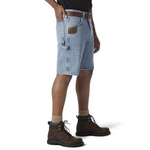 กางเกงยีนส์ขาสั้นสไตล์วินเทจลำลองสำหรับฤดูร้อน แฟชั่นกางเกงขาสั้นทรงหลวมสำหรับผู้ชาย - Product Image 2