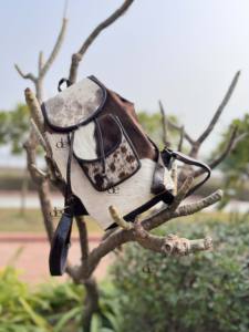 Mochila de piel de vaca auténtica de gran capacidad, bolsos de estilo occidental, bolsos de viaje, Bolso multiusos Unisex, producto a granel al por mayor - Product Image 4