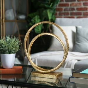 Decoración para el Hogar Symbol-Gold, Escultura Decorativa Hecha a Mano - Product Image 6