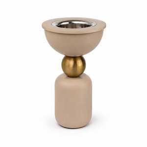 WONDER OVERSEAS Quemador de Incienso de Metal Martillado de Lujo, Bakhoor, Medkhan, Mubkhara, Color Plata y Oro, Hecho a Mano, 100% Natural - Product Image 2
