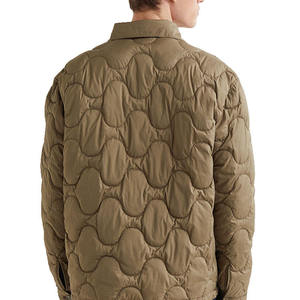 <b>Men</b>’s <b>Lightweight</b> Brown Puffer <b>Jacket</b> Autumn Winter Down Coat, Warm Outdoor Casual Quilted Padding <b>Jacket</b> for <b>Men</b> - Product Image 5