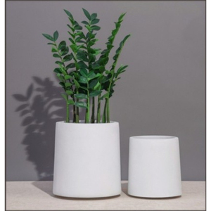 Fiberglass Modern Eco-Friendly Powder Coated Square Flower <b>Planter</b> Drainage Hole Durable Lightweight Indoor/<b>Outdoor</b> Home Hotel - Product Image 3