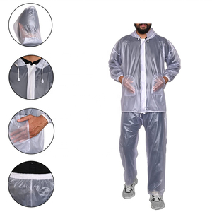 <b>Rain</b> Suit Waterproof <b>Rain</b> Suit <b>Jacket</b> and Pants Set Lightweight Breathable Windproof Outdoor Rainwear OEM Bulk Supply - Product Image 4