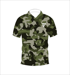 เสื้อโปโลผู้ชายสีเขียวมะกอกพิมพ์ลายแบบนามธรรมแขนสั้นแฟชั่นลำลองกอล์ฟฤดูร้อนเสื้อยืดคอปกระบายอากาศได้ - Product Image 4