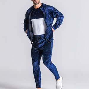 Chándal de Terciopelo para Hombre al por Mayor, Logotipo Personalizado Bordado, Chándal Ligero de Alta Calidad, Proveedor OEM - Product Image 6