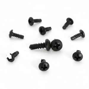 Vis à tête cylindrique PDC modèle 11 certifiées DIN/ISO pour fixation du béton - Vis en acier au carbone revêtu noir, classe 4.8 et 6.8, à couple élevé (en pouces) - Product Image 6