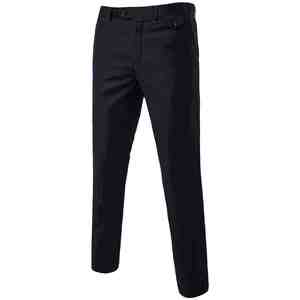 Pantalones de hombre para oficina, negocios, de pierna recta, formales, elegantes, casuales, holgados, vaqueros, pantalones de hombre en venta - Product Image 5